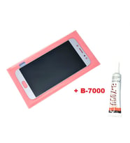 Tkgz Samsung Galaxy J7 Pro 2017 J730 Uyumlu Lcd Ekran Dokunmatik MAVİ + B-7000