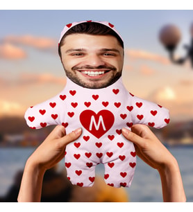 Motto Gift Sevgiliye Özel Harfli Ve Fotoğraflı Esprili Hediye Peluş Oyuncak 531039