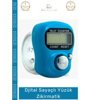 #Zikirmatik Dijital Sayaçlı Şeffaf Silikon Kordonlu Pratik Renkli Ayarlanabilir Yüzük Zikirmatik