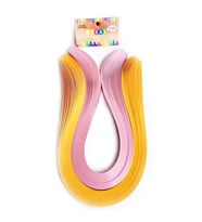 Hayal 5mm 200 Quilling Telkari Kağıdı - Koyu Sarı ve Pembe Renk 200'lü