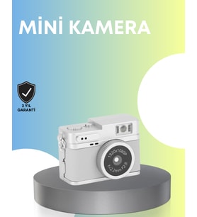 Mini Retro Dijital Kamera 1080P Full HD Dahili 128GB Hafızalı