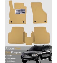 JEEP GRAND CHEROKEE (1999-2005) Uyumlu EVA Paspas Tam Set–Araca Özel,Kolay Montaj,Su Geçirmez