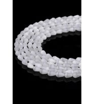 7X5 MM Kedi Gözü Taşı Dizi - Dizi0290 (Beyaz)