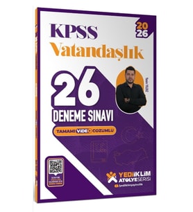 Yediiklim Kpss Vatandaşlık 26 Deneme Sınavı