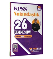 Yediiklim Kpss Vatandaşlık 26 Deneme Sınavı