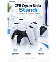 Dualsense İstasyonu İçin Hızlı Özelliği İle Kullanım Kolaylığı Adaptör Dahil