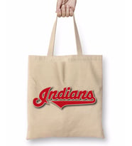 Cleveland Indians Logo Bez Çanta Uzun Saplı