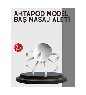 Kafa Derisi Masaj Aleti USB-C Şarjlı Rahatlatıcı ve Canlandırıcı Masaj
