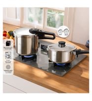 Fast Cooker Çift Emniyetli Düdüklü Tencere 4 +6 Litre