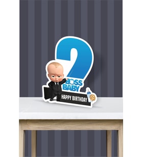 Patron Bebek Boss Baby Temalı - 2 Yaş (40 cm) Ayaklı Rakam Pano