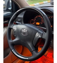 Toyota avensis T25 kasa 2003-2009 Araca Özel Direksiyon Kılıfı 5D KRİSTAL KARNON SOFT NOKTA