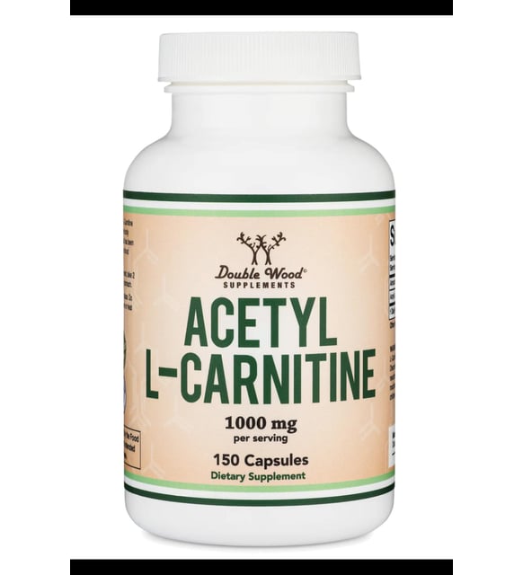 Double Wood Acetyl L-Carnitine (ALCAR) 1000mg 150 Capsul. TR Tek Yetkili  Satcs 3737