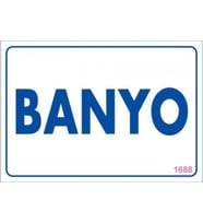 Pvc Levha quot;Banyoquot; 17,5*25 cm