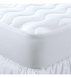 Kapitone Fitted Su Sıvı Geçirmez Yatak Koruyucu Alez, Beyaz, 80x130cm