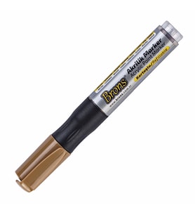 BRONS BR-4016 AKRİLİK MARKER KALEM YUVARLAK UÇ KAHVERENGİ