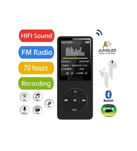 8GB DAHİLİ HAFIZALI BLUETOOTHLU MP3-MP4 ÇALAR FM RADİO DAHİLİ HOPARLÖR EKRANLI MÜZİK ÇALAR