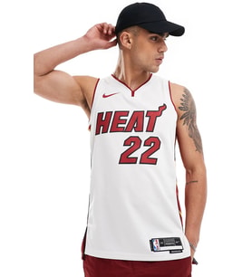 Nike Dri Fit Miami Heat Association Edition Mens Basketball Jersey Butler Basketbol Forması Beyaz