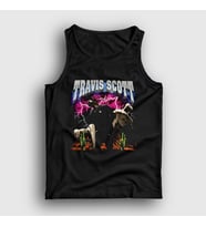 Presmono Unisex Siyah Lightning Astroworld Travis Scott Atlet 42811tt