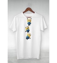 Minions %100 Pamuk Baskılı Oversize T-shirt