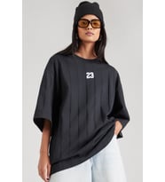 Nike Jordan Brooklyn Looes Fit Womens Tee Bol Kesim Kadın Tişört Siyah