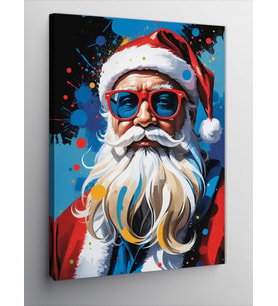 Kanvas Tablo Şık Noel Baba