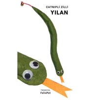 Zilli ve Kedi Naneli (Catnip) Yılan Oyuncak