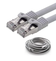 Powermaster İnternet Kablosu 2 Metre Cat7 Ethernet Kablosu Rj45 23 Awg Soket Jackları Takılı Hazır Kablo