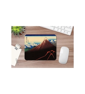 Hokusai Lightnings Below The Summit 17 X 21 Cm Mouse Pad