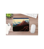 Hokusai Lightnings Below The Summit 17 X 21 Cm Mouse Pad