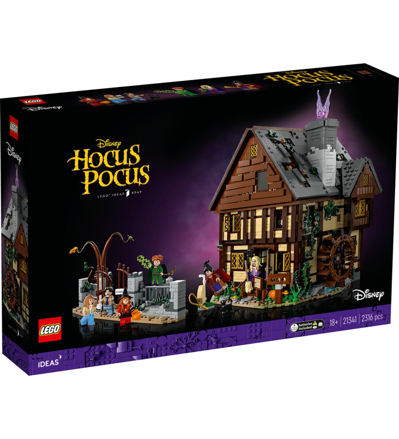 Lego 21341 Ideas Disney Hocus Pocus Sanderson Kardeşlerin Evi