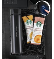 Kişiye Özel Dereceli Termos & starbucks kahve Hediye Seti