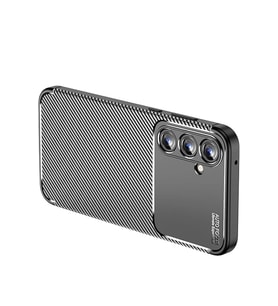 ERTAN Samsung Galaxy A15 4G Kılıf Auto Focus Karbon Kapak - Siyah