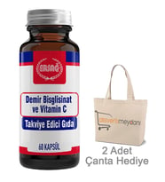 Ersağ Demir Bisglisinat ve Vitamin C - 60 Kapsül