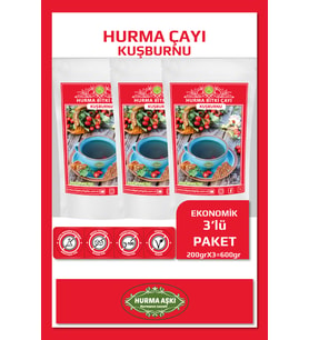 Hurma Aşkı Hurma Çayı Kuşburnu 200GrX3=600Gr