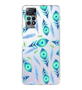 PrintiFy Xiaomi Redmi Note 11 ile Uyumlu 1mm Slim Fit Nazar Boncuğu 3 Baskılı Şeffaf  Kılıf