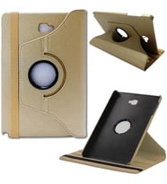 Samsung P580 P585 10,1 inç Döner Standlı Tablet Kılıfı (Gold)