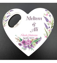 Nikah, Nişan, Kına, Söz, Sünnet, Doğum, Mezuniyet Hatırası Kalp Açacak Magnet MG Atölye