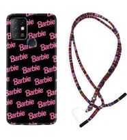 INFINIX Hot 8 9 10 11S Hot 10 Play 10T Kılıf Boyun Asklı Rasta Silikon Barbie 1404