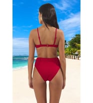 Modern Üçgen Bikini Takımı Plaj Ve Havuz İçin Klora Dayanıklı Yüksek Konfor UV Korumalı