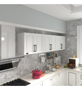 Kenzlife hazır mutfak dolabı elma90 byz mod1 90*240*32 mebran kapak suntalam gövde
