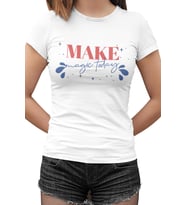 Magic Today Beyaz Bayan Tshirt