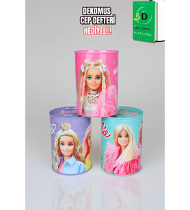 x Dekomus Lisanslı Barbie Dream Glow Collection "Tekli" Kumbara "Dekomus Cep Defteri Hediyeli"