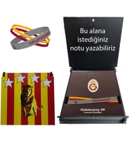 Galatsasaray Lisanslı Bileklik Renkli Hediye Ahşap Kutulu (Sarı-Kırmızı)