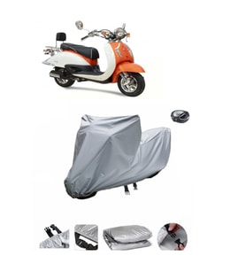 Asya AS 125 T  Su Geçirmez Motosiklet Brandası ARKA ÇANTA UYUMLU