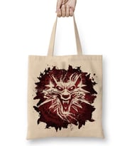 The Witcher Wolf Silhouette Bez Çanta Uzun Saplı