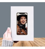 Fotoğraf Baskılı Tik Tok Temalı Deri Kaplı-031