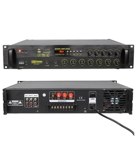 Bofmann BF-505T 500W USB/SD/Bluetooth Hat Trafolu 5 Bölgeli Mixer Amfi