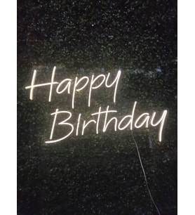 Happy Birthday neon led tabela(70x35cm)