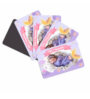 Fotoğraflı Ve İsimli Kız Bebek 1 Yaş Doğum Günü Magneti (16'Lı Paket) 6X9 Cm (Karışık)