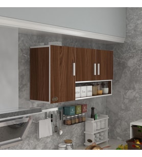 Kenzlife hazır mutfak mirandus22 cvz 060*120*22 mutfak banyo dolabı kapaklı raflı